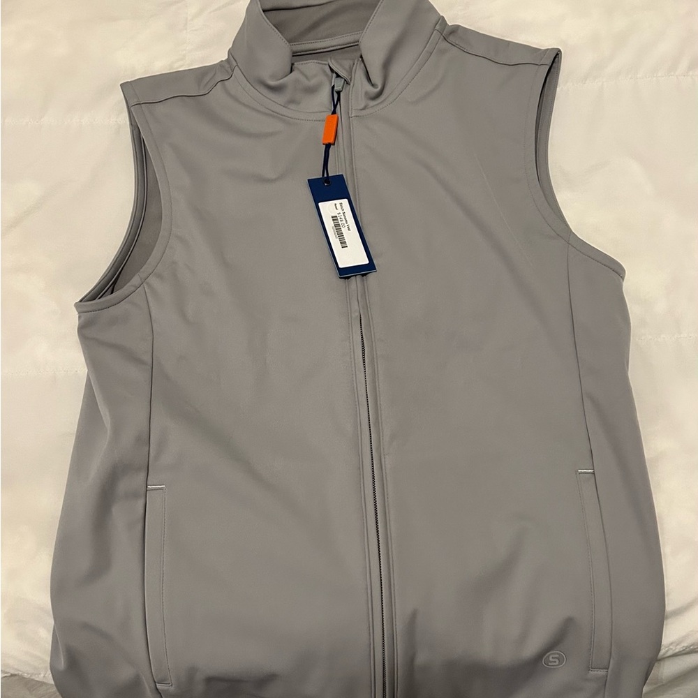 Men's Gray Sleeveless Jacket
